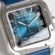 TW Factory Replica Cartier Santos Blue Ombre Dial 39.8mm Upgraded Buckle (4)_th.jpg